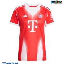 Camisa de Futebol Bayern Munich Luis Diaz #14 Equipamento Principal Mulheres 2025-26 Manga Curta